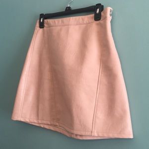 Leather Skirt - ZARA